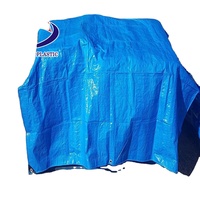 Bâche en tissu polyester tissé imperméable et résistante au soleil, toile de haute qualité de marque HQ, densité 6x6 avec œillets