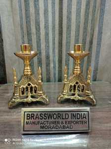 Candelabro de latón para iglesia, suministros de Iglesia, Brassworld, India - Product Image 5