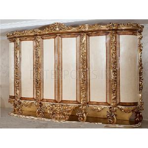 ชุดเฟอร์นิเจอร์ห้องนอนไม้สักสุดหรู สีทองเมทัลลิก ดีไซน์ทันสมัย พร้อมสีที่ปรับแต่งได้และดีไซน์ที่ทนทาน - Product Image 4