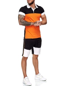 Nouvelle marque de vêtements de sport d'été légers et respirants pour hommes ensemble deux pièces t-shirt et short - Product Image 3