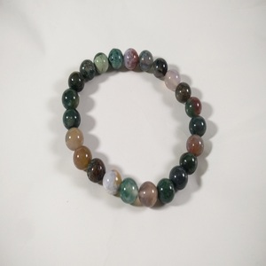 Bracelet en cristal naturel, pierres précieuses d'agate indienne, étoile, perles élastiques, belle, super qualité, vente en gros - Product Image 1