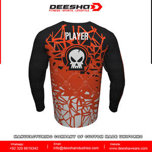 Venta al por Mayor de Ropa Deportiva Unisex Personalizada, Camisetas de Manga Larga, Sublimación Completa, Tallas Grandes, Reversibles - Product Image 3