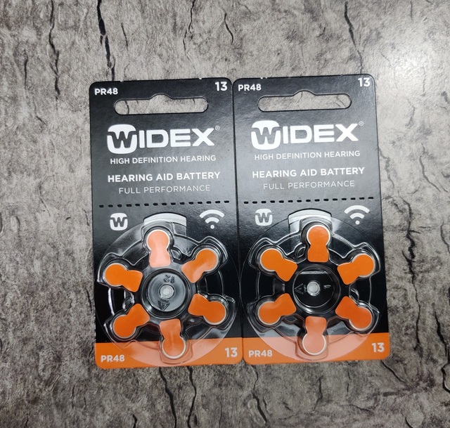 Wholesale High Quality Widex Hearing Aid Battery Size 13 Mercury Free Zinc Air 1.40V Eco-Friendly UK Made 0.86g 0.26cc