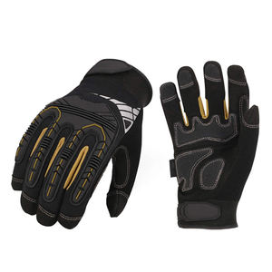 Gants mécaniques demi-doigts de haute qualité Conception personnalisée Prix concurrentiel Caractéristiques de prévention des incendies Marque privée - Product Image 1