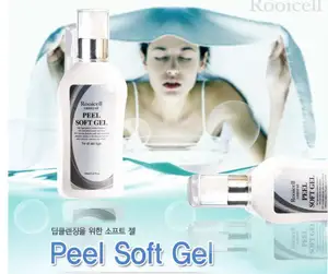 Kore tüm cilt tipleri derin yüz temizleyici soyulması eksfoliyasyon gözenek temizleyici Rooicell Peel yumuşak jel 100ml