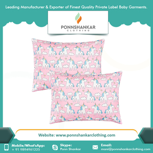 Bebé recién nacido ropa de bebé de algodón orgánico funda de almohada proveedor de la India - Product Image 5