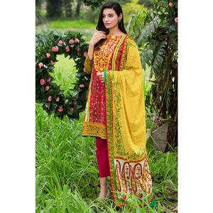 Vestido largo de playa con estampado Floral para mujer, conjunto de 3 piezas de ropa informal moderna para mujer, abaya jilbab - Product Image 4