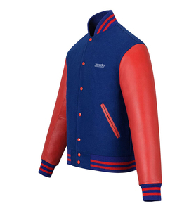 Blouson Bomber Homme Personnalisé de Qualité Supérieure avec Broderie Chenille sur les Manches, Style Baseball et Universitaire - Product Image 2