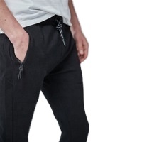 Men's Fleece Winter Custom <b>Jogger</b> Track Pants Running <b>Slim</b> Fit Stretch Polyester/Cotton Windproof with Zipper Pockets - Product Image 3