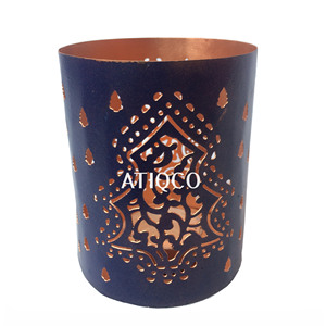 Bougie votive en fer de taille personnalisée au design merveilleux Bougie votive de forme ronde de haute qualité pour l'utilisation de la vaisselle - Product Image 3