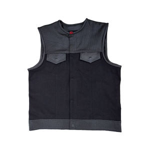 Chaleco de Cuero para Motocicleta para Hombre, Reversible, Transpirable, Ropa de Abrigo de Invierno de Alta Calidad - Product Image 5