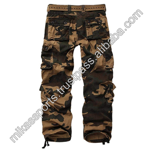 ขายส่งผ้าฝ้าย100% พิมพ์โลโก้ที่กำหนดเองกีฬาหกกระเป๋า Cargo กางเกงทำงาน - Product Image 5