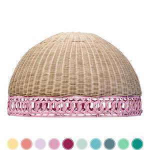 Hand Woven <b>Lamp</b> Tassel Chandelier Pastel Pendant Light Rattan Light Bohemian Lighting Room From Vietnam - Product Image 3