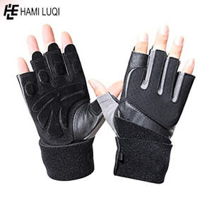 ถุงมือยกน้ำหนักสำหรับออกกำลังกาย,ถุงมือยกเวทในตัวทำจากหนังสำหรับยิมเล่นกีฬา - Product Image 5