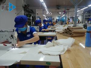 Bolsa de cosméticos de lona con logotipo personalizado, bolsa de maquillaje de uso diario a la moda con cierre abierto y patrón de animales - Product Image 2