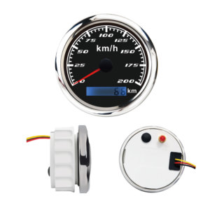 85mm Needle and White Led and Lcd Display 200 Kmh Speed Gauge with <b>GPS</b> - Product Image 4