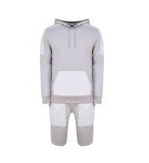 Ensemble de survêtement deux pièces pour homme, sweat à capuche et pantalon de jogging, couleur unie, hiver, logo personnalisable - Product Image 6