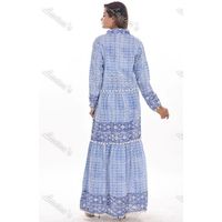 Robe de soirée longue, vêtements d'été pour femmes, faite à la main, style boho, hippie, sexy, décontractée, vêtements de fête, pompon, kurti