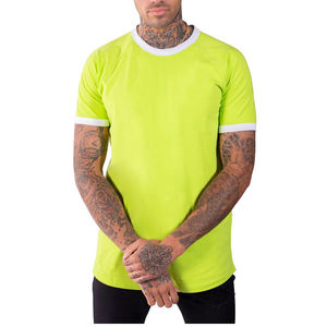 Chemise décontractée à manches courtes pour hommes T-shirts à séchage rapide de couleur verte T-shirts unis avec logo et design personnalisés - Product Image 1