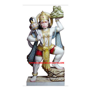 Statue hanman Ji en marbre, magnifique Statue sur pied, - Product Image 1