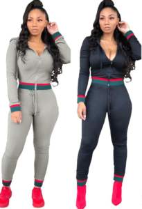 Vendeurs élégants et confortables Survêtement de fitness sexy pour femmes Idéal pour les séances d'entraînement - Product Image 3