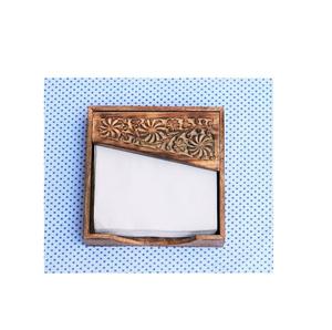 Servilletero de Madera Rústico, Tamaño Personalizado y Precio Económico, Diseño de Estilo Rústico con Aspecto de Papel - Product Image 6