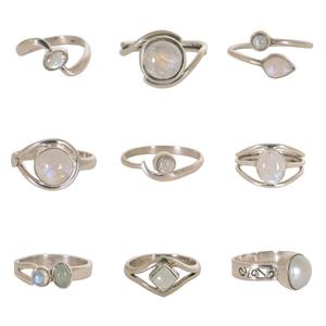 Novedad, joyería de piedras preciosas de Plata de Ley 925, anillo de piedra de nacimiento de peridoto Natural, accesorios de moda para mujer - Product Image 4