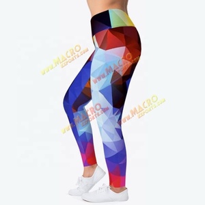 Pantalones de Yoga para Mujer, MOQ Pequeño, Cómodos, Sexys, Leggings de Compresión con Bolsillo en la Cintura, 85% Poliéster, 15% Elastano, Secado Rápido - Product Image 2