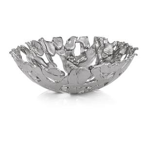 Bols de service en métal au design moderne Bols à salade de fruits décoratifs Bols à pâte en aluminium pour la vaisselle et les mariages - Product Image 6