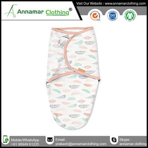 Premium Quality Baby <b>Blankets</b> OEM Unisex Baby Adjustable Swaddle Wrap with Private Label Direct From Manufacturer - Product Image 2