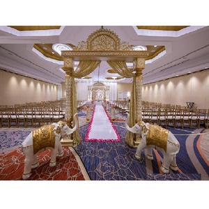Configuración de entrada de boda real India Encantadora boda india Mandap Decoración de entrada Gran puerta de entrada para boda Mandap - Product Image 1