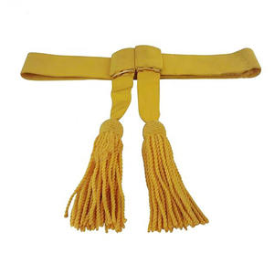 Ceremonial Waist Sash <b>Belt</b> Royal Blue Green Maroon Crimson Red 70mm <b>Wide</b> Brass Fittings Adjustable Waist Luxury Ceremonial <b>Belts</b> - Product Image 6