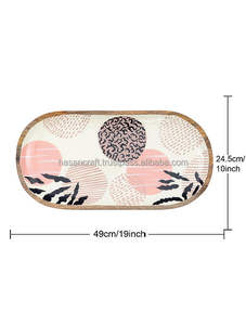 Tazón de masa impreso de madera sostenible desechable, producto de supermercado de gran venta para el hotel casero para almacenamiento de masa de ensalada de frutas - Product Image 5