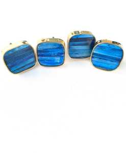 Meilleur prix pierre blanche incrustation métal porte armoire boutons laiton or os finition cuisine salon parc tiroirs hôtel utilisation - Product Image 1