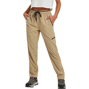 High Quality 100% Cotton Women's Track <b>Pants</b> Custom Logo Casual Lightweight Eco-Friendly Quick Dry Workout Outdoor Trousers - Product Image 1