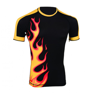 Bestselling Sale MMA Anti-UV Breathable Quick Dry Half Sleeve Custom <b>Printed</b> Rash Guards Long Sleeve - Product Image 1