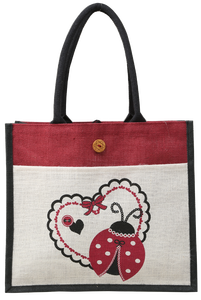 Promoción de bolsa impresa de yute, bolsa de compras personalizada de alta calidad, bolsa de yute fabricada en India, Bengala Occidental - Product Image 2