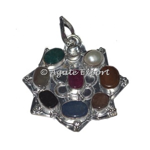 Meilleur pendentif naturel de guérison à sept pierres de chakra Produit de chakra de guérison Feng Shui - Product Image 1