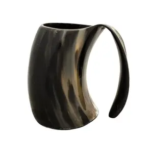 Best quality 100% made of horn drinking horn mug tankards good promotion good gifts for your relatives and friends