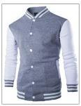 Custom Men's College Varsity Bomber Jacket with Stand Collar Waterproof Windproof Breathable Winter Woolen Fabric - Product Image 4
