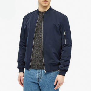 Dernier design de veste bomber à manches longues pour homme - Spandex/polyester de haute qualité, respirant, séchage rapide, vêtement tendance - Product Image 2