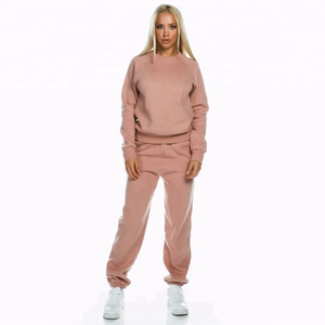 Wholesale OEM Hooded Heavyweight <b>Women's</b> Winter Sports <b>Tracksuits</b>-Thick Cotton Custom Logo Jogging Suits - Product Image 1