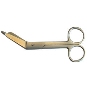 Tijeras de enfermera de acero inoxidable de la mejor calidad Stock Blanco Negro Patrón de cebra Color Recubrimientos personalizados Tijeras de vendaje manuales - Product Image 3