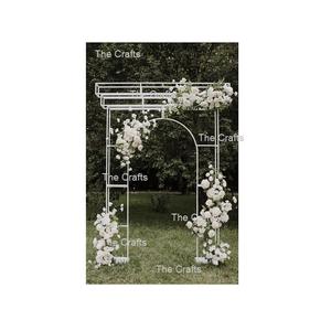 Support de bienvenue de mariage de couleur noire de fer taille et forme personnalisées support de bienvenue pour la décoration de jardin - Product Image 5