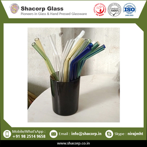 Best Selling Food Grade Custom Color Glass <b>Straw</b> <b>For</b> Cocktail <b>Drinking</b> - Product Image 2