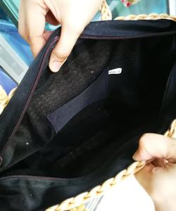 Sac à main en paille jacinthe d'eau tissée naturelle sac fourre-tout d'été pour femmes deux sacs à bandoulière faits à la main pour Amazon FBA Direct Vietnam Beach - Product Image 2