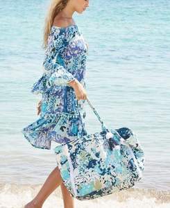 À la recherche de chaud piscine hors épaule Style Vintage à manches longues femmes tuniques hauts avec sacs assortis robes pour femmes - Product Image 1