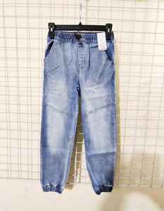 Pantalon de jogging décontracté en denim tricoté délavé pour garçons, taille élastique, longueur cheville, marque originale, stock du Bangladesh - Product Image 3