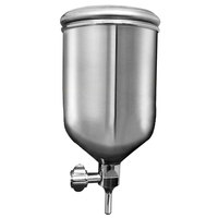 Gobelet à peinture latéral à gravité en acier inoxydable pour pistolet à air comprimé