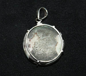 จี้เงินแท้ 925 ประดับด้วยพลอยเลมอนดรูซี่ทรงกลม สไตล์คลาสสิก ขายส่งเครื่องประดับสำหรับเป็นของขวัญ - Product Image 3